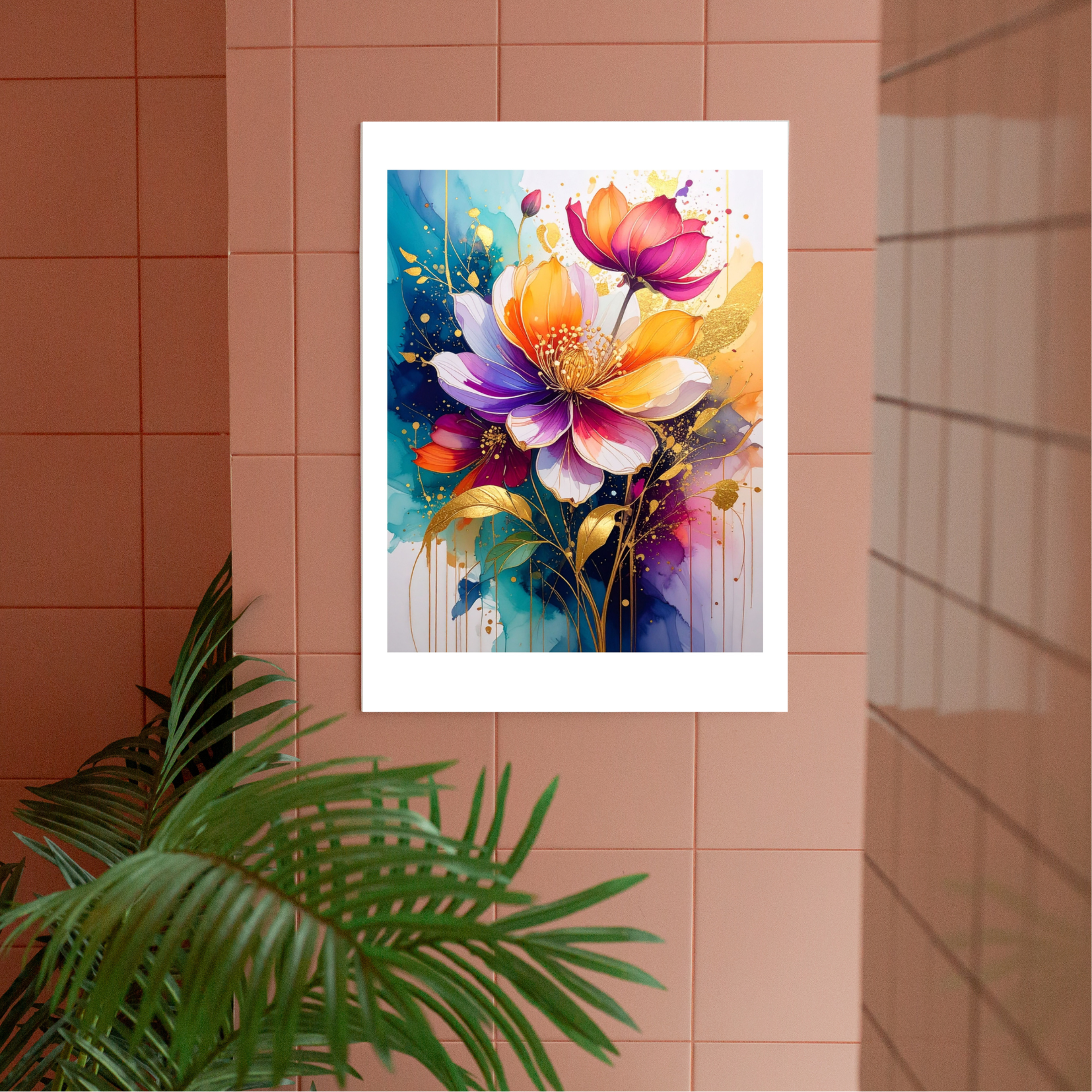 Flowers downloadable wall art print